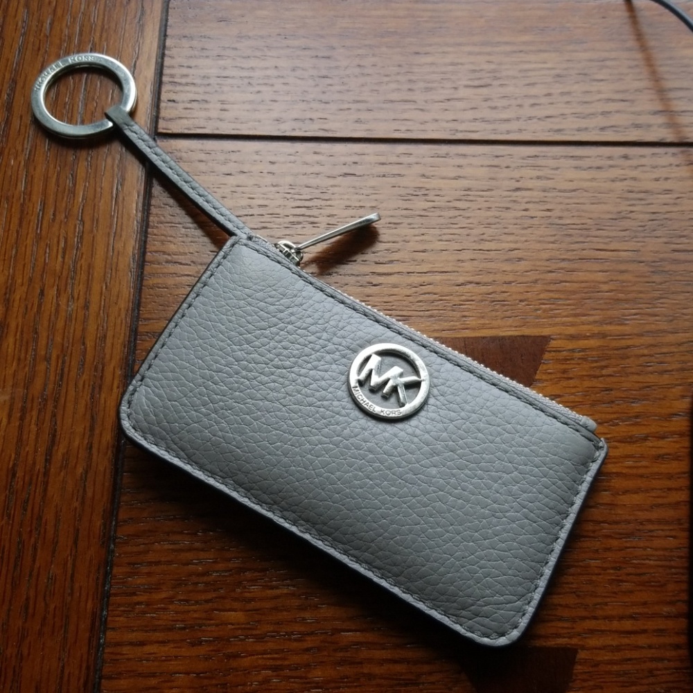 MK Gray change purse